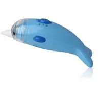 Deguna aspiratori - Elektriskais bērnu deguna aspirators Oromed Dolphin blue, Aspirator Do Nosa Oro-Baby Cleaner,