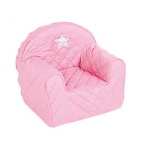 Krēsliņi, pufi - Klups Albero Mio Pink Bērnu krēsliņš-spilvens, Fotelik Gwiazdka Pink, krēsliņš