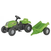 Pedāļu traktori un aksesuāri - Traktors ar pedāļiem piekabi Rolly Toys Kid X 012169, 012169
