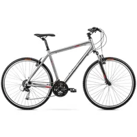 Vīriešu velosipēdi - Velosipēds Romet Orkan 2 M 28 graphite-red 21Xl, 5000000292318, grafīts 2228345 21Xl velosipēds, 28Quot