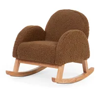 Galdiņi ar krēsliņiem - Bērnu Šūpuļkrēsls Childhome Rocking Teddy Brown Natural, 5420007161347, Kids Chair Natural Rcktob, Childhome, no koka