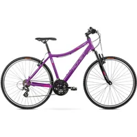 Sieviešu velosipēdi - Velosipēds Romet Orkan D 28 L Violet pink, 5000000290932, violets Ar 2228371 19L Velosipēds,