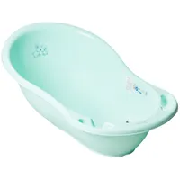 Bērnu vanniņas - vanna ar korķi 86 cm Tegababy Rabbits light green Kr-004, 5902963008077, Tega-Kr004.Lg, Tega Baby vanniņas, vanna, Zīdaiņu