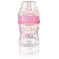 Pudeles - Bērnu pudele ar plato kakliņu 120Ml Babyono pink 402/02, 5901435411018, Ono-402.02