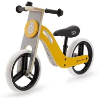 Riteņi bez pedāļiem - Kinderkraft Balance Bike Uniq Honey Bērnu skrējritenis ar koka rāmi, 5902533912780, 5902533912780