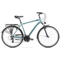 Vīriešu velosipēdi - Velosipēds Romet Wagant 1 28 Xl Silverblue blue, 5000000291076, sudr/zils Ar 2228454 23Xl,