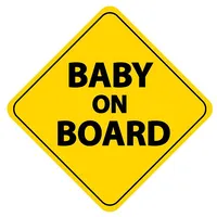 Autokrēsliņu aksesuāri - Baby On Board uzlīme automašīnai, 2000000029313