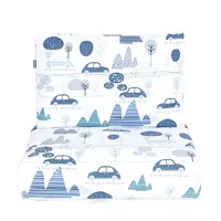 Bērnu gultas veļa 2 daļas - Gultas veļas komplekts no daļām Mamotato Premium Blue cars 100X135, 5905386604673, 2Pcs bedding set A cars, blue, Kokvilnas