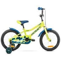 Bērnu velosipēdi - divriteņi velosipēds Romet Tom Green 16 collas, 5907782775483, zaļš 2216633 9S velosipēds, Pusaudžu