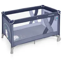 Manēžas un ceļojumu gultas - Espiro Simple 03 Blue Ceļojumu gulta-manēža, Łóżeczko Turystyczne Blue, gulta-manēža