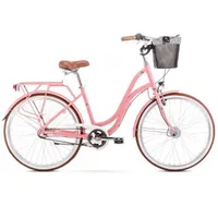 Sieviešu velosipēdi - Velosipēds Romet Pop Art 26 pink 19M, 5000000260379, Rozā Ar 21L26087 19M Standard,