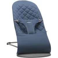 Šūpuļkrēsliņi un šūpoles - Šūpuļkrēsliņš Babybjorn Bouncer Bliss Cotton midnight blue 006015,
