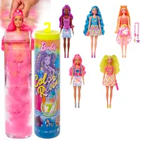 Barbie Lelles un aksesuāri - Mattel Color Reveal Doll lelle Hcc67, Hcc67 Asst 5 Neon Tie-Dy,