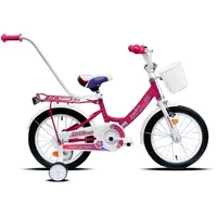 Bērnu velosipēdi - pusaudžu velosipēds Romet Limber Pink 16 collas, 5000000295654, 16039 Girl Ar 22V16019 rozā velo, collas