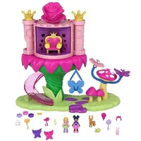 Leļļu aksesuāri Ratiņi, mājas, apģērbs u.c. - Mattel Polly Pocket Rainbow Funland Fairy Flight Ride Gyk41 Gyk43 Komplekts Pasakains lidojums, Lunapark Zestaw Kraina Gyk43, lidojums