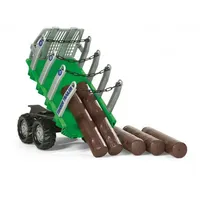 Pedāļu traktori un aksesuāri - Piekabe traktoriem ar balķiem Rolly Toys rollyTimber Trailer 122158, 122158
