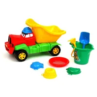 Rotaļlietas vannai, pludmalei - Bērnu automašīna Reks ar smilšu komplektu 176, 5901448340176, Such-176