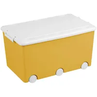 Rotaļlietu kastes - Kaste mantu glabāšanai Tega Baby Yellow, Pojemnik Wielofunkcyjny Żółty,