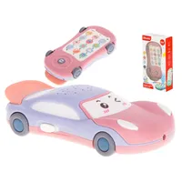 Attīstošās rotaļlietas - Automašīna telefons-projektors 5980/1 pink, Kik-5980, telefons projektors