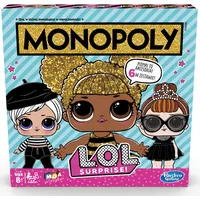 L.o.l. Lelles un aksesuāri - Hasbro Lol Surprise Monopoly Galda spēle, Gra Monopoly,
