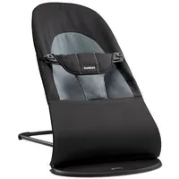 Šūpuļkrēsliņi un šūpoles - Šūpuļkrēsliņš Babybjorn Bouncer Balance Soft Cotton black/grey 005022,