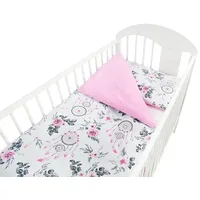 Bērnu gultas veļa 2 daļas - virspalags  spilvendrāna Ankras Dreamcatcher pink K-2, 1000011022601, Ankr-Lap000014,