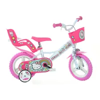 Bērnu velosipēdi - divriteņi divritenis velosipēds Dino bikes Hello Kitty 12 124Rl-Hk2, 124Rl-Hk2 12Quot,
