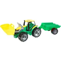 Stumjamās mašīnas - Bērnu Traktors ar piekabi un kausu kastē Lena L02123, rotaļlieta