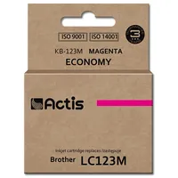 Actis Kb-123M ink cartridge Brother Lc123 magenta
