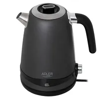 Adler Kettle  Ad 1295G Ss Electric 2200 W 1.7 L Stainless Steel 360 rotational base Grey