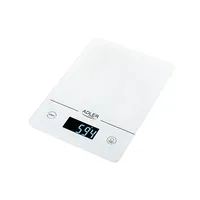 Adler Kitchen scales Ad 3170 Maximum weight Capacity 15 kg Graduation 1 g Display type Lcd White