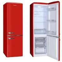 Amica Kgcr 387100 R fridge-freezer Freestanding 244 L Red
