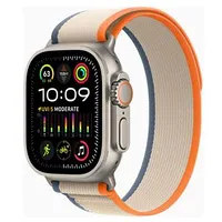 Apple Watch Ultra 2 Gps  Cellular, 49Mm Titanium Case with Orange/Beige Trail Loop - M/L