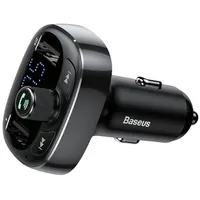Baseus car charger 2 x Usb A  transmitter Fm Bt 3,4A S-09 Ccmt000301 black