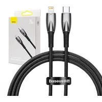 Baseus Usb-C cable for Lightning  Glimmer Series, 20W, 1M Black
