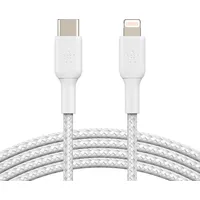 Belkin Boost Charge Lightning - Usb-C cable braided, 1M, white Caa004Bt1Mwh
