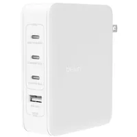 Belkin Wall charger 140W 4-Ports 3Xc 1Xa Uk, Eu, Us Plugs white
