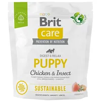 Brit Care Dog Sustainable Puppy Chicken  And Insect - dry dog food 1 kg
