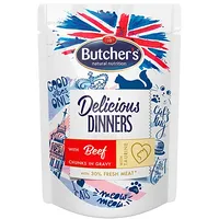 Butchers Classic Delicious Dinners beef in sauce - 100G sachet
