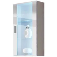 Cama Meble Soho hanging display cabinet white/white gloss
