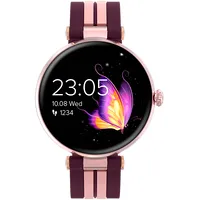 Canyon Semifreddo Sw-61, Rtl8762Dt, 1.19 Amoled 390X390Px, oncell Tp, 192Kb Ram, 3.7V 190Mah battery, Rosegold alumimum alloy case middle frame  plastic bottom casepink and purple silicone strap