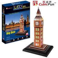 Cubicfun Puzzle 3D Big Ben Clock Light
