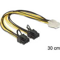 Delock Pci-E 6-Pin female - And gt 2 x 8-Pin male adapter cable, 30Cm 83433
