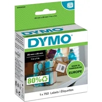 Dymo rectangular universal stickers, 25 x mm S0929120
