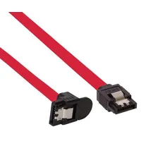 Fujtech Inline Sata Iii cable, 90 , 75 cm, red 27307W
