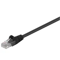 Goobay Cat 5E patch cable, U/Utp 68647 Black