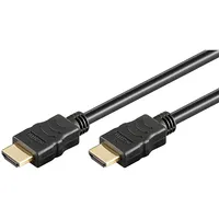 Goobay High Speed Hdmi Cable with Ethernet Black to 1 m