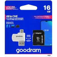 Goodram Microsdhc class 10 Uhs I 16Gb  Memory Card reader
