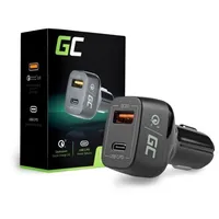 Green Cell Car Charger Usb-C Pd 42W, Usb Qc 3.0
