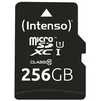 Intenso microSD Karte Uhs-I Premium - 256 Gb Microsd Class 10 45 Mb/S 1 U1 3